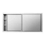 Edelstahl Wandhängeschrank