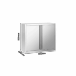 Edelstahl Wandhängeschrank – Bild 3