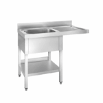 Spülmaschinen-Spültisch mit 1 Becken links – Bild 3