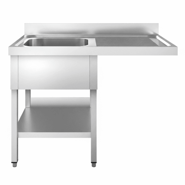 Spülmaschinen-Spültisch mit 1 Becken links