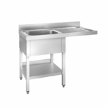 Spülmaschinen-Spültisch mit 1 Becken links – Bild 2