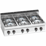 Gasherd - 33,5 kW - 6 Brenner