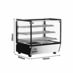 Warmhaltevitirne - 120 Liter - mit 3 Ablagen – Bild 3