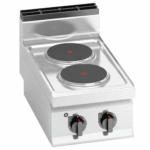 Elektroherd - 5,2 kW - 2 Platten Rund