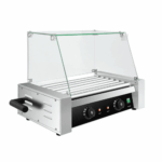 Würstchengrill / Hot Dog Grill - mit 7 Rollen & Glasaufsatz – Bild 4