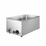 Elektro Bain-Marie - 1,2 kW - für GN 1/1 mit 150mm Höhe - mit Ablasshahn – Bild 3