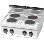 Elektroherd - 10,4 kW - 4 Platten Rund