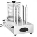 Hot Dog Steamer / Würstchenwärmer - 1,1 kW - mit 4 Heizdornen für Brötchen – Bild 4